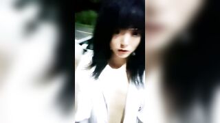 最美TS人妖性奴伪娘小安野外车震舔脚-2