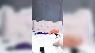 混血车模妹子