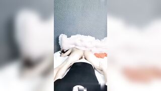 混血车模妹子