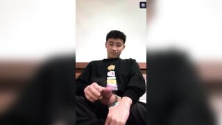 欣赏高颜值帅哥撸大鸡巴